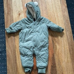 Baby Gap Snowsuit- sage